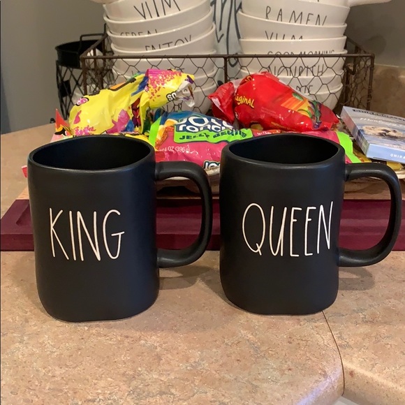 Rae Dunn Other - Rae Dunn black king mug